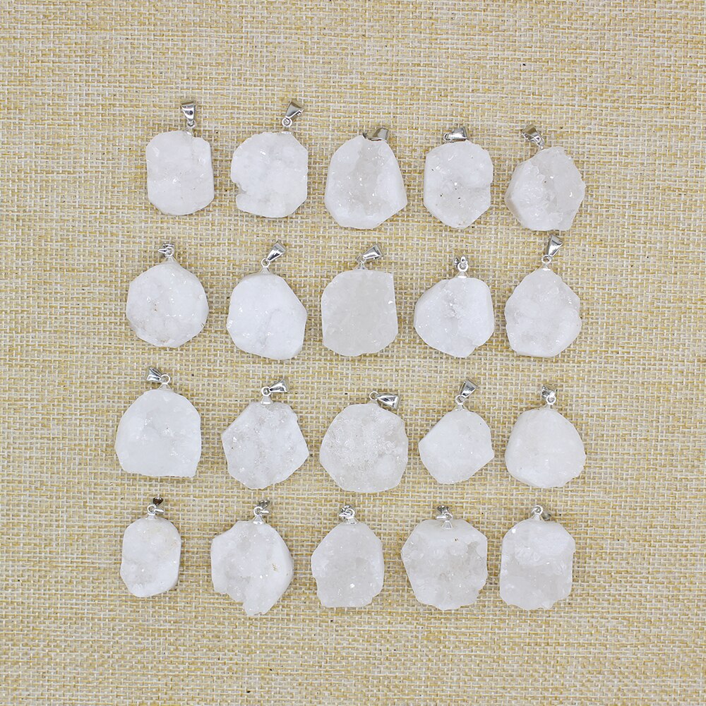 Z Fashion Zircon White Crystal Bud Necklace Pendant, Earrings, 30pc Free Shipping alx