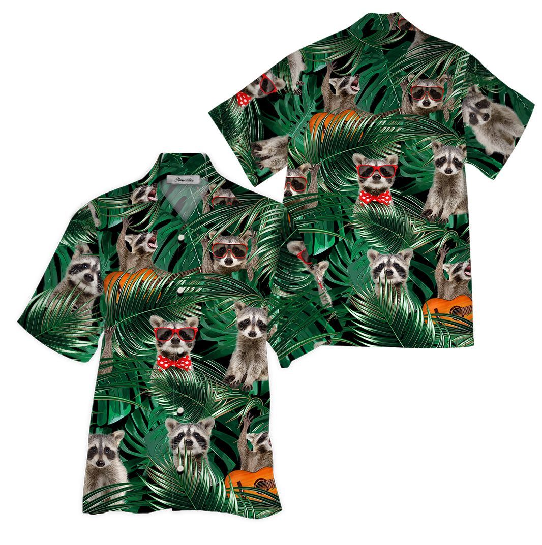 Raccoon Aloha Hawaii Shirts For Men Women Ha70361