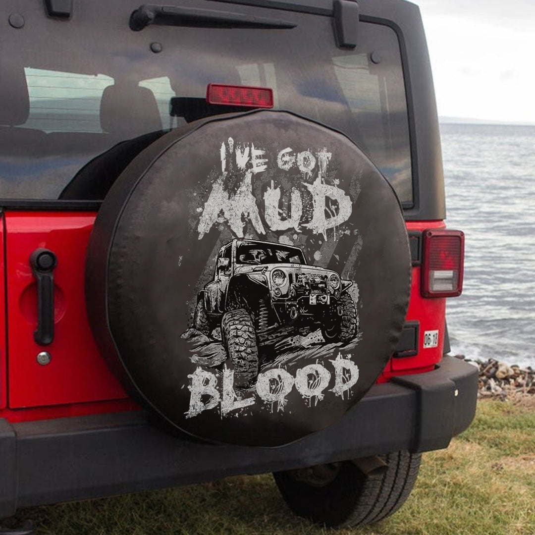 Jeep I’Ve Got Mud Blood Spare Tire Cover Lt11