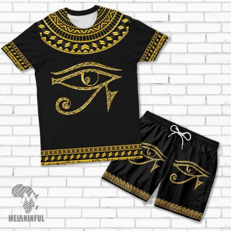 Ra Egypt T-shirt And Shorts Set