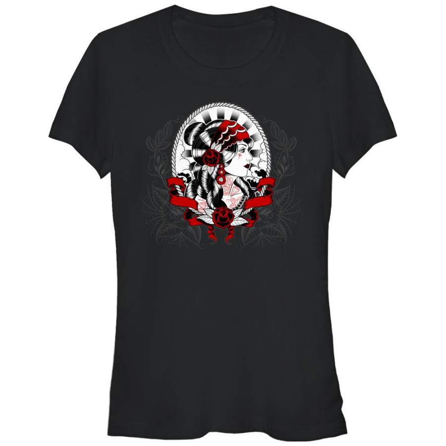 Aztlan Junior’s Woman in  T Shirt Black S