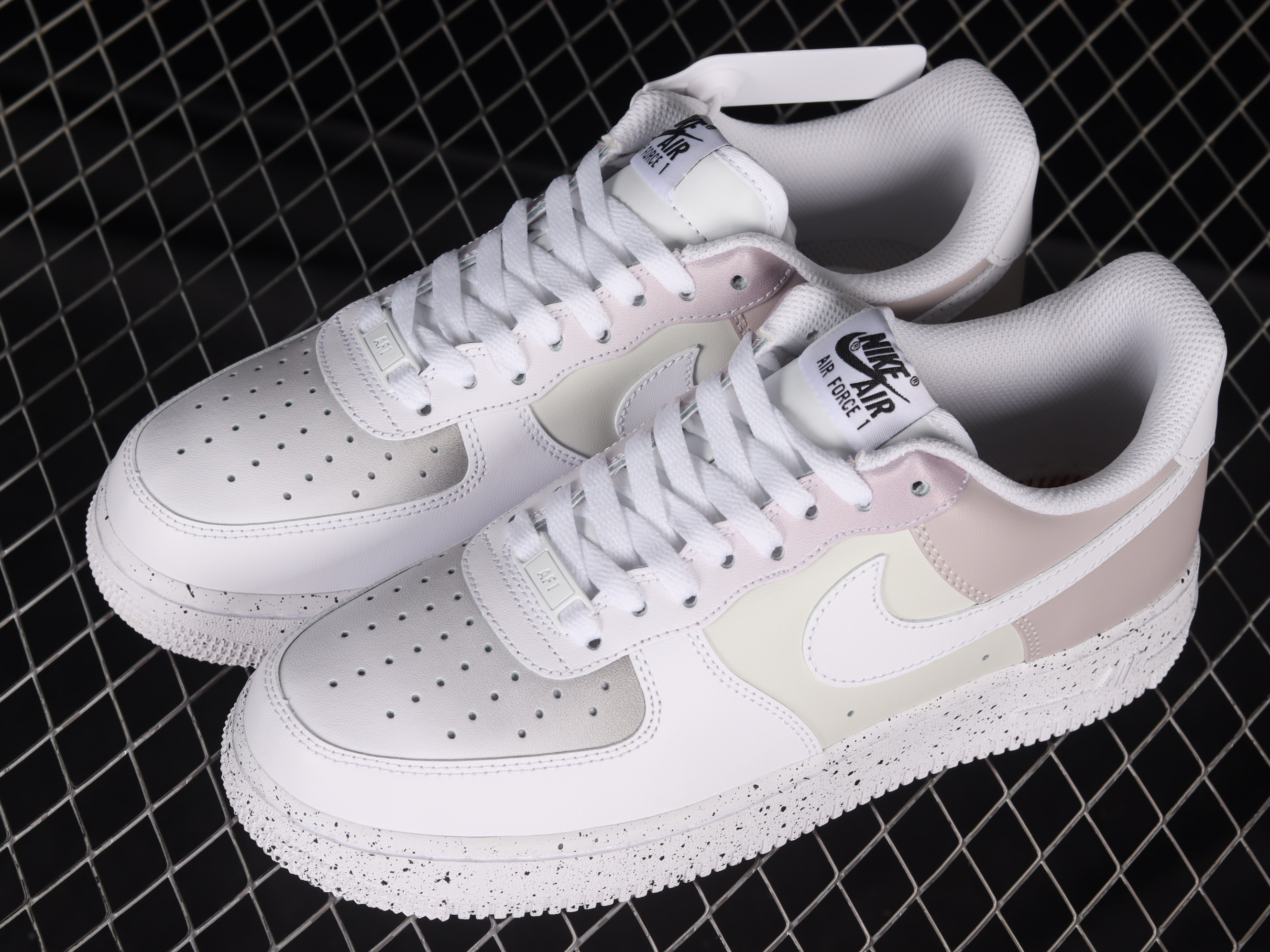 Nike Air Force 1 Low 07 White Pink Purple Shoes Sneakers, Women SNK475241458