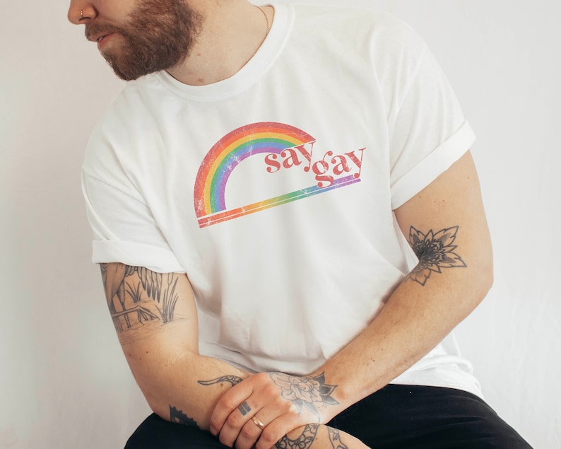 Say Gay Tshirt, Ally Shirt, Lgbtq, Trans Youth, Pride T Shirt, Pride Shirt, Do Say Gay