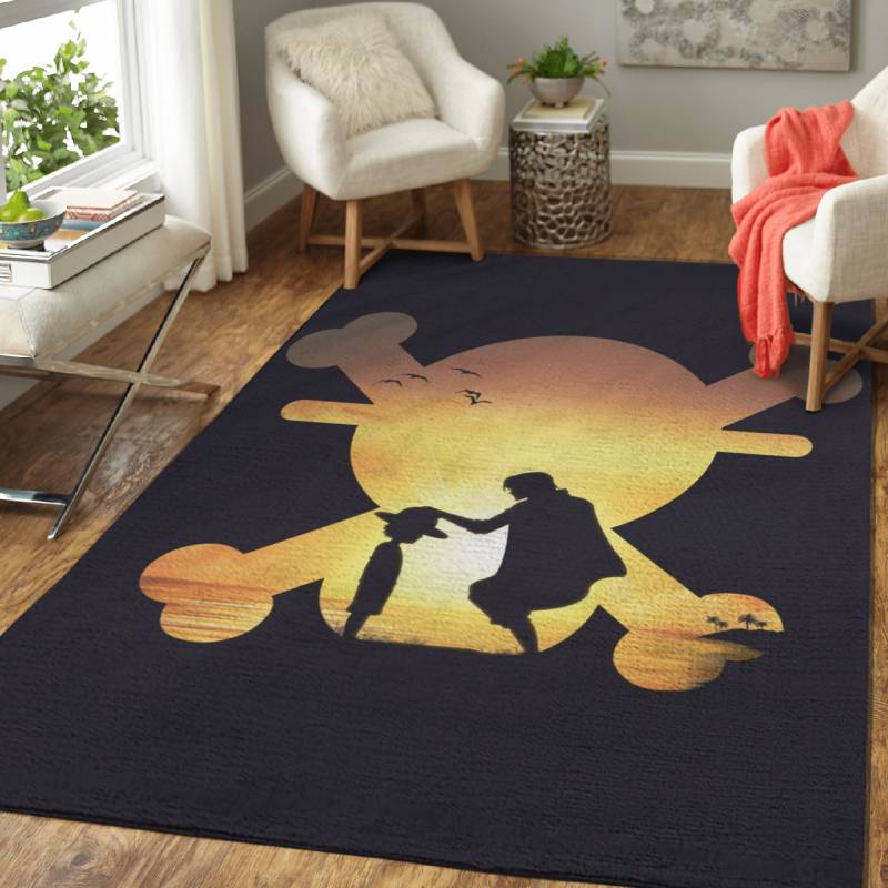 One Piece Symbol Shanks And Luffy Area Rug – Carpet