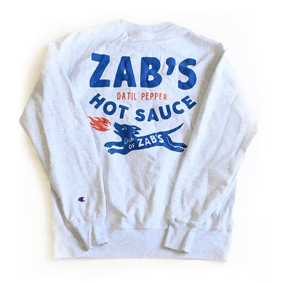 Zab’s Datil Pepper Hot Sauce Sweatshirt