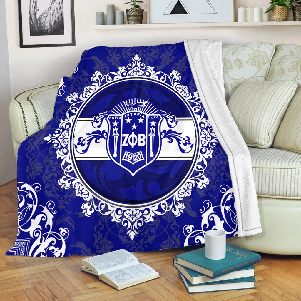 Wonderprint Blanket Zeta Phi Beta Nolan Blanket Lt10