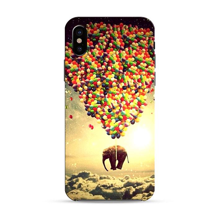 Elephant Up Iphone X 3D Case | Black