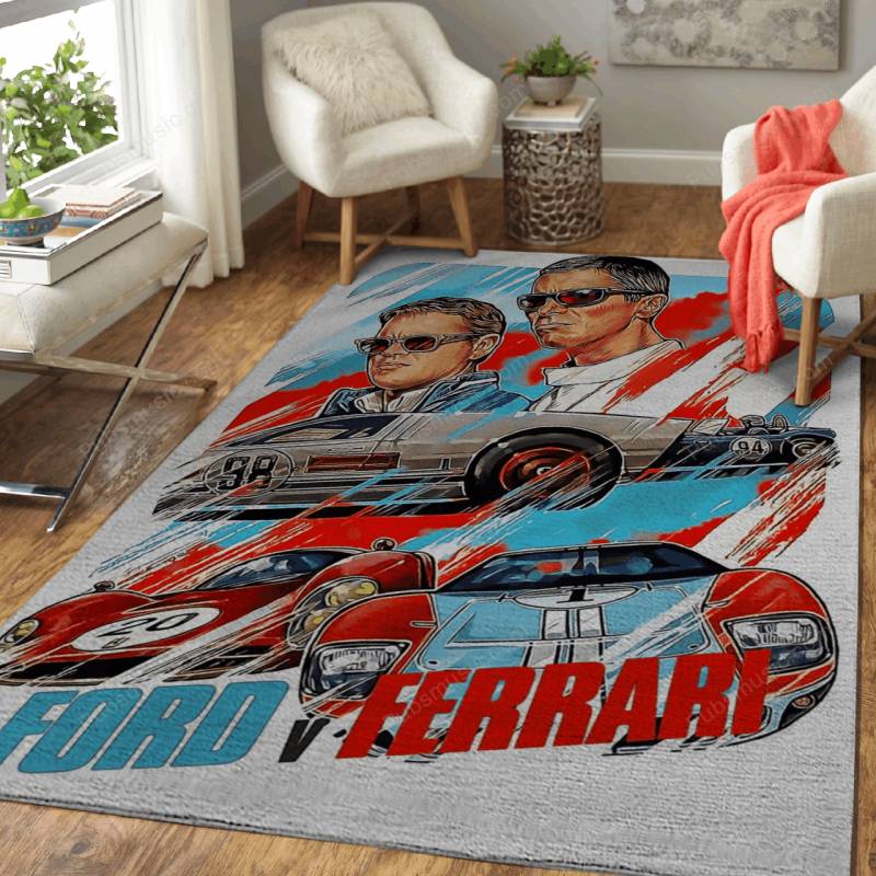 Ford v Ferrari – Movies Area Rug Carpet