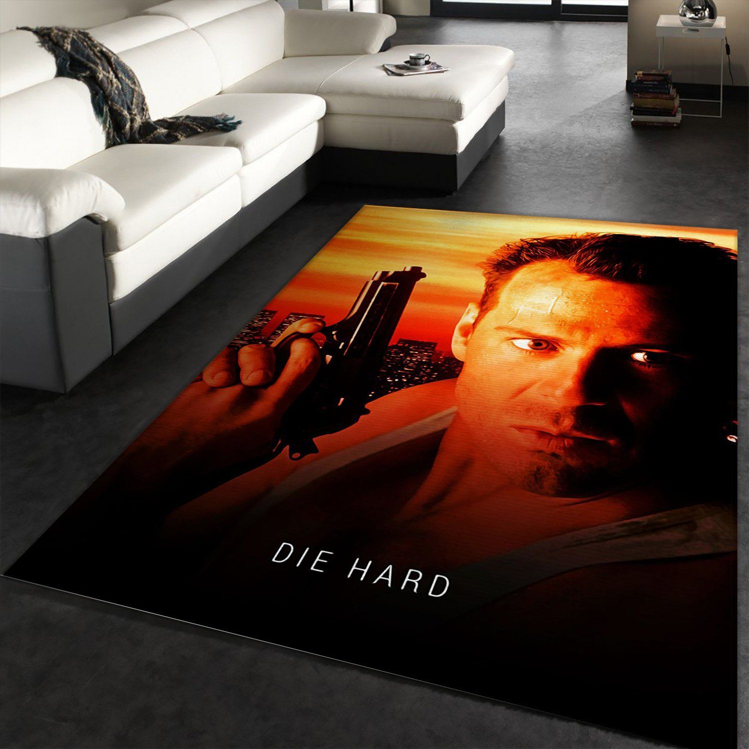 Die Hard 1988 Rug Art Painting Movie Rugs Home US Decor