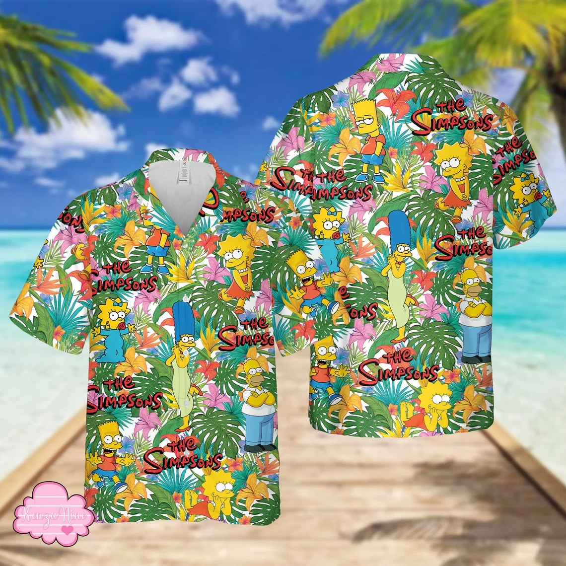 Tropical Simpson Hawaii Shirt 010 Ha35434