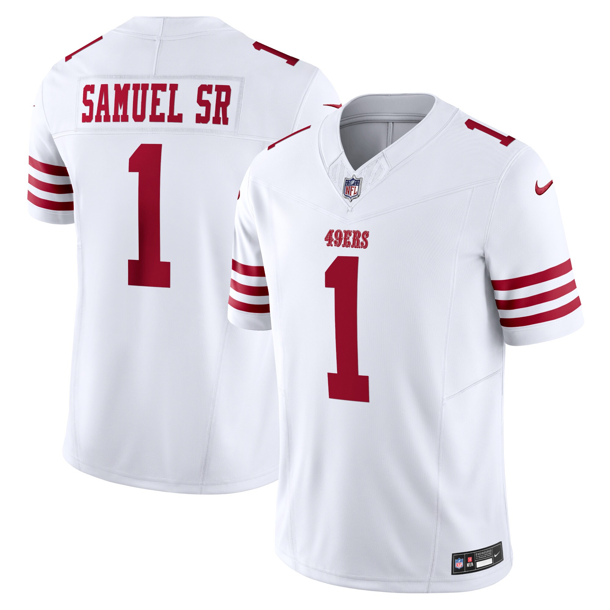 Deebo Samuel Sr San Francisco 49ers Vapor F.U.S.E. Limited Jersey – White