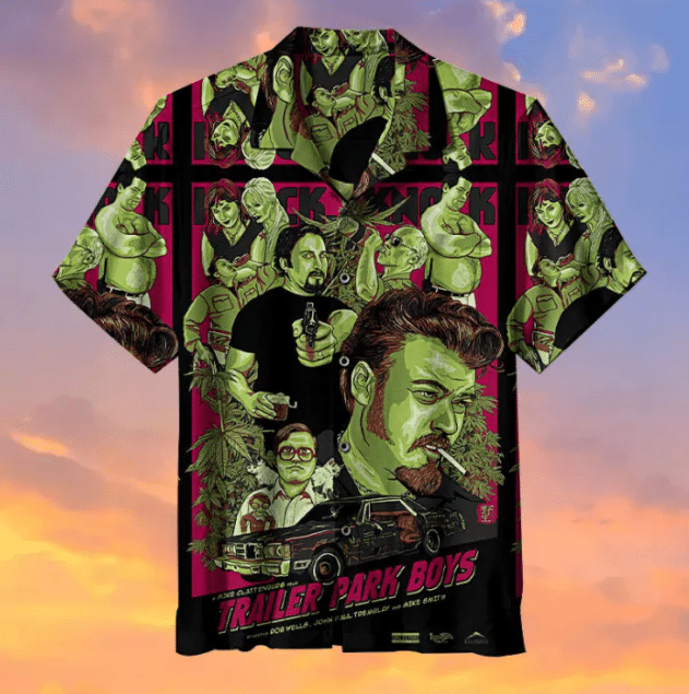 Trailer Park Boys For Man And Woman Print Short Sleeve Hawaii Shirt Ha48158