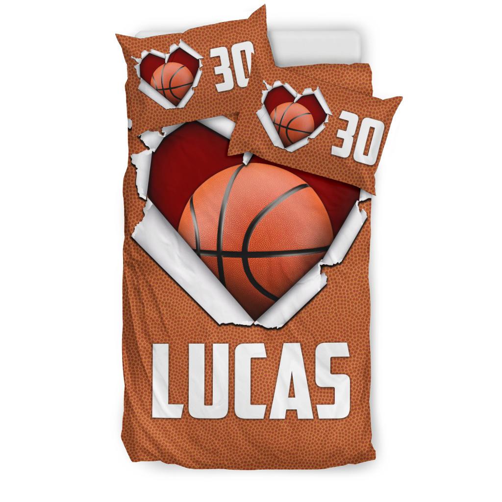 Basketball – Heart – Customized Blanket – Do141219Hi