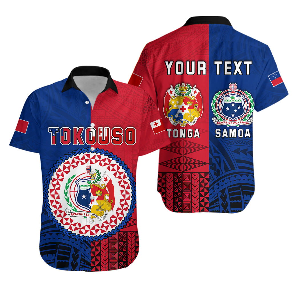 (Custom Personalised) Tokouso Hawaiian Shirt Tonga And Samoa Together Lt13