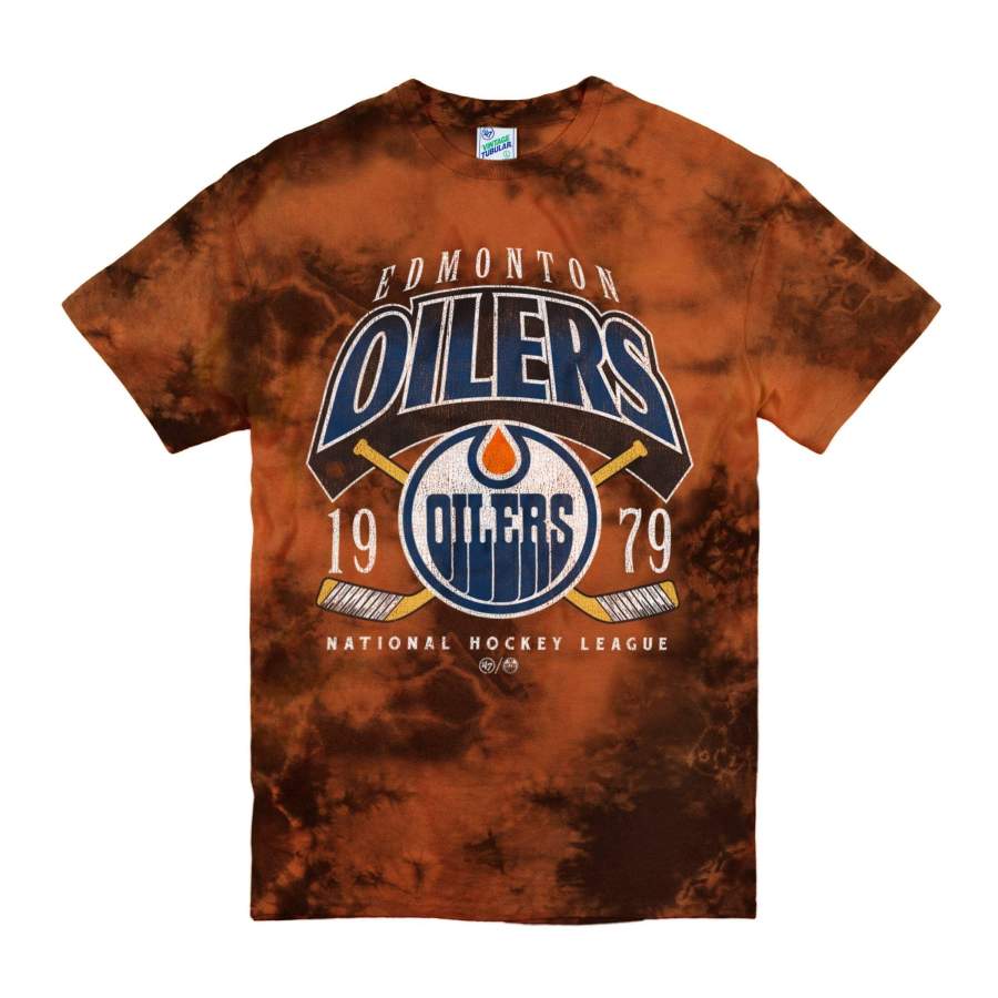 Edmonton Oilers Power Play ’47 Vintage Tubular T-Shirt 3D All Over Print