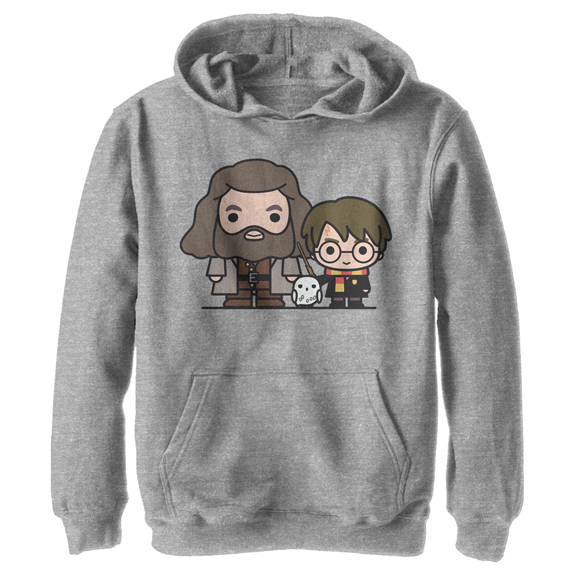 Boy’S Harry Potter Hagrid & Hedwig Kawaii Cuties Pull Over Hoodie