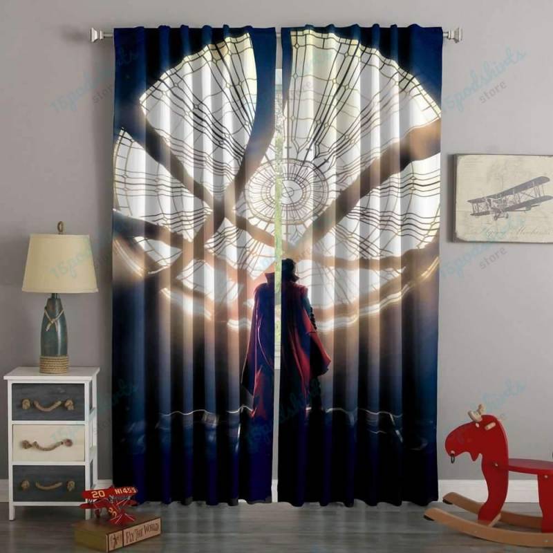 3D Printed Doctor Strange Custom Living Room Curtain