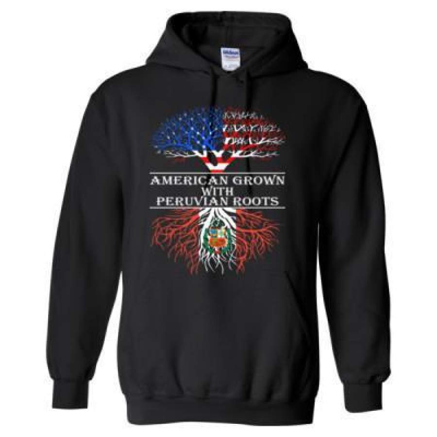 AGR American Grown With Peruvian Roots – Heavy Blend™ Hooded Sweatshirt