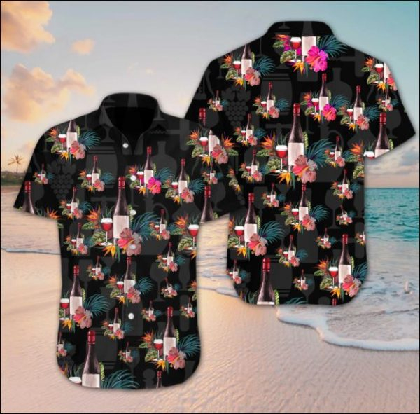 Red Wine Hawaii Shirt For Men Women Ha4298