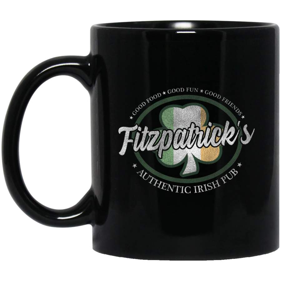 Fitzpatricks Irish Pub Mug Vintage Irish Mug