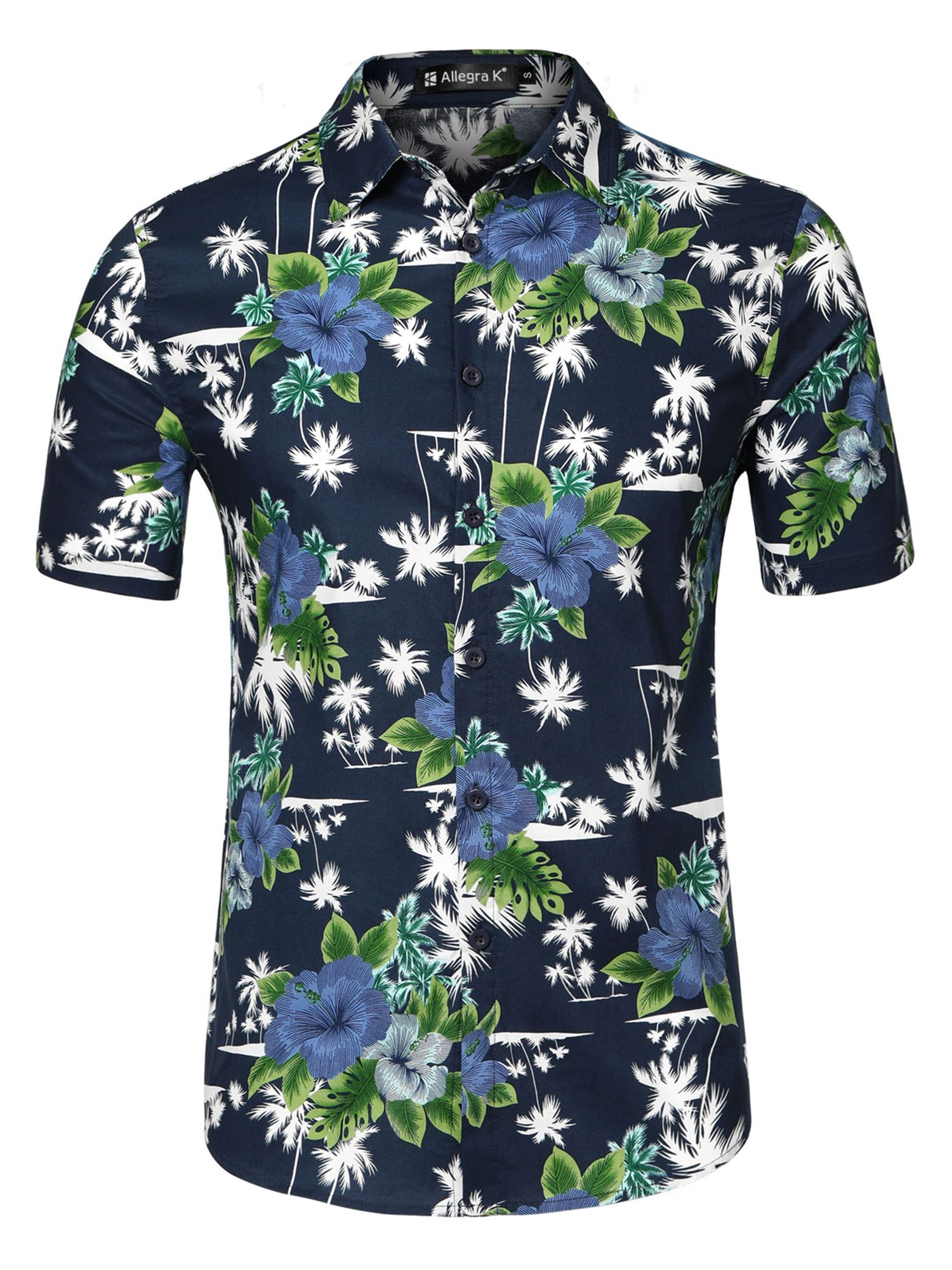 Floral Blue Awesome Design Hawaii Shirt Ha4755