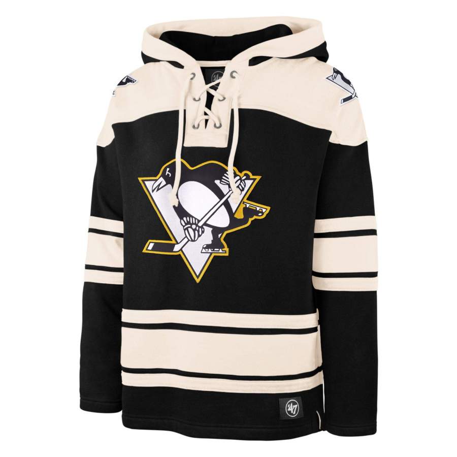 Pittsburgh Penguins Midnight Superior ’47 Lacer Hoodie Unisex 3D All Over Print