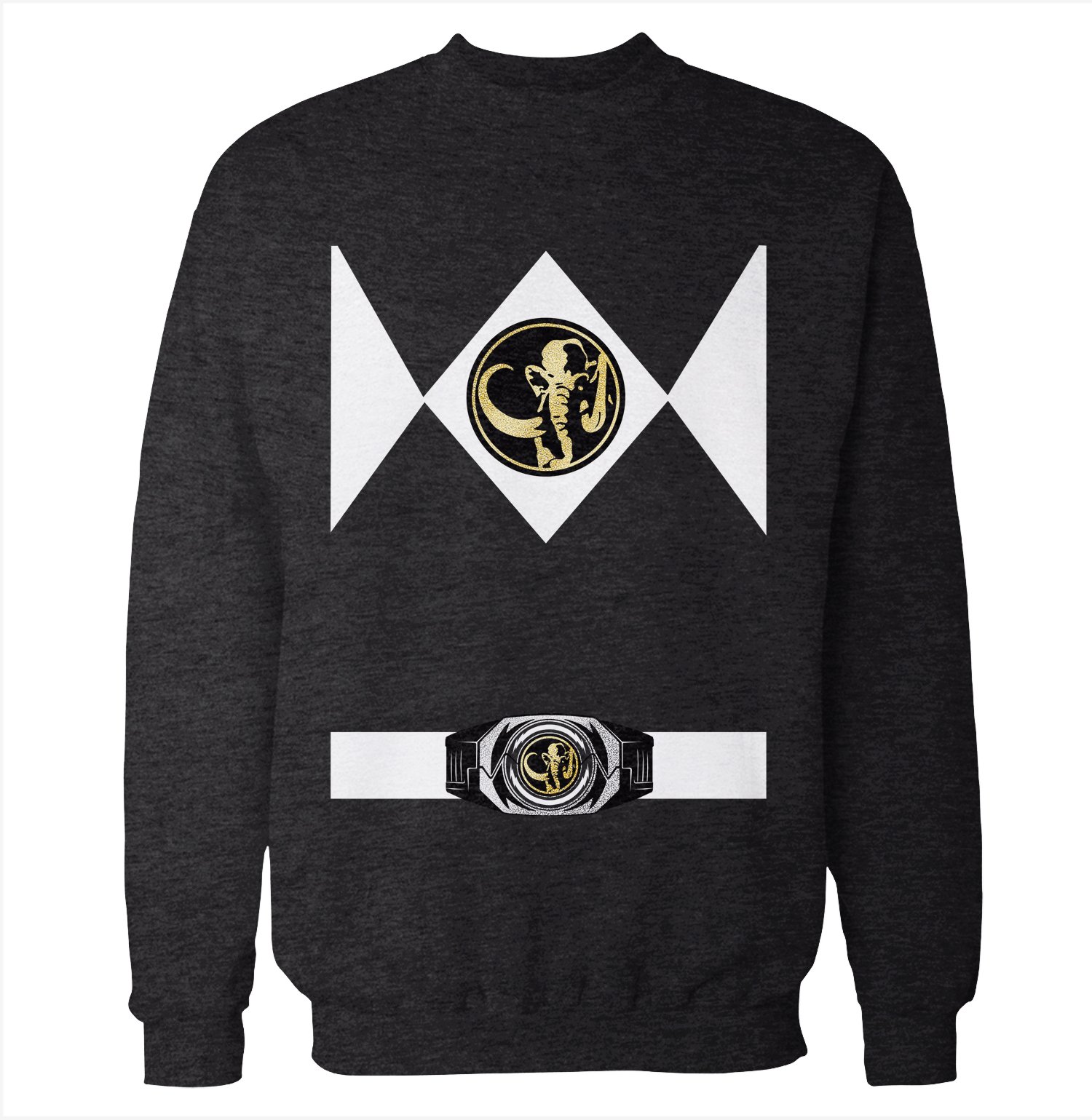 Black Power Ranger Costume Sweatshirt