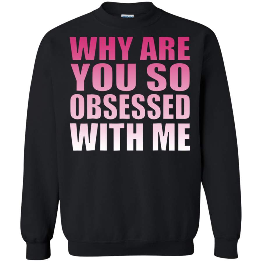 AGR Obsessed With Me Pink Gradient Graphic Sweatshirt