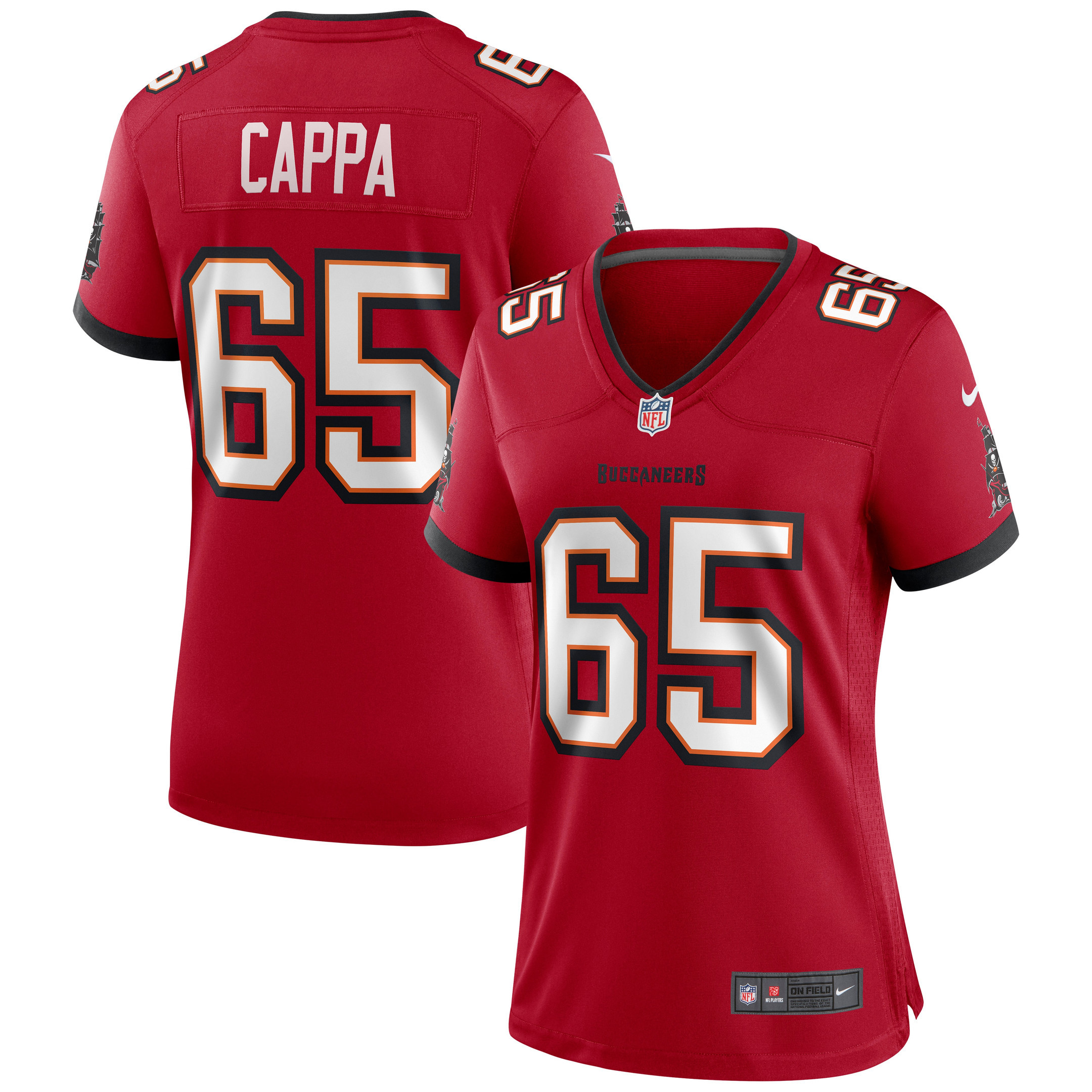 Alex Cappa Tampa Bay Buccaneers Womens Game Jersey – Red NFL