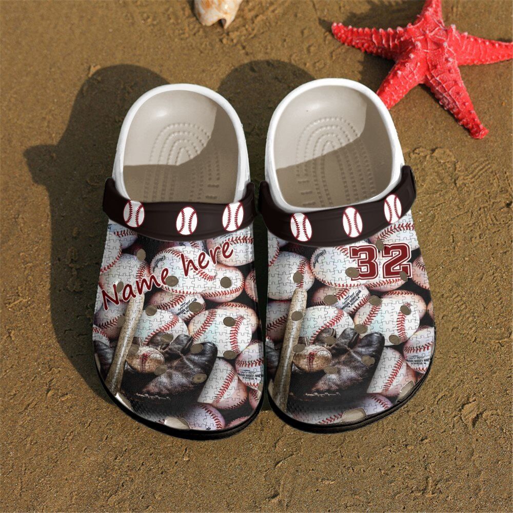 Baseball Personalized Clog Custom Crocss Comfortablefashion Style Comfortable For Women Men Kid Print 3D I Love Playing Baseball