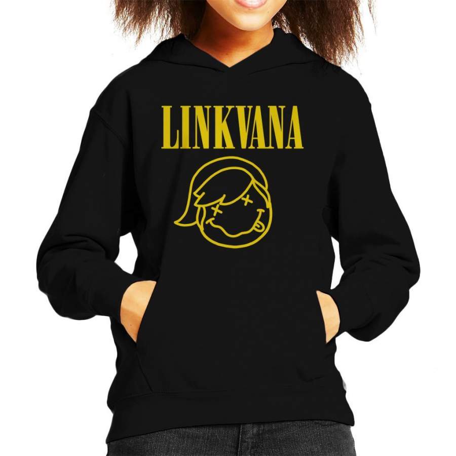 Linkvana Legend Of Zelda Nirvana Kid’s Hooded Sweatshirt