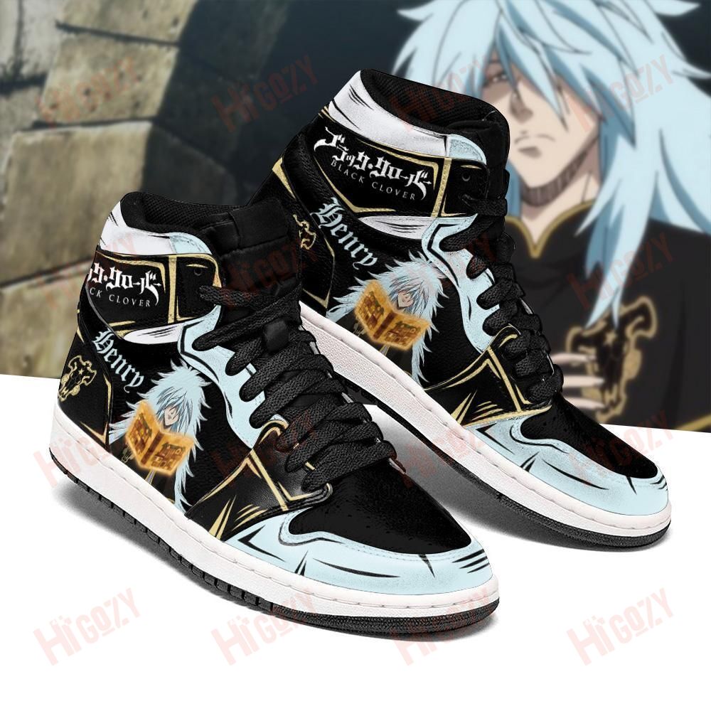 Black Bull Henry Sneakers Black Clover Anime Shoes