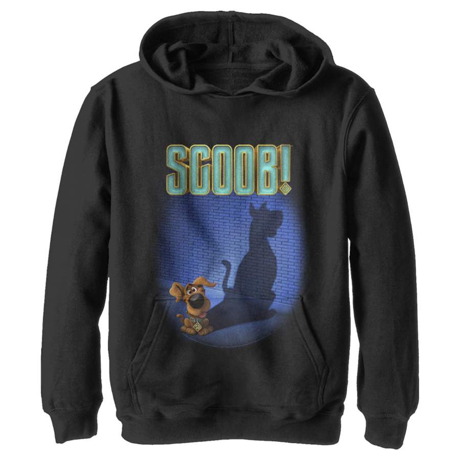 Scooby Doo Boy’s Dog Shadow  Lightweight Hoodie