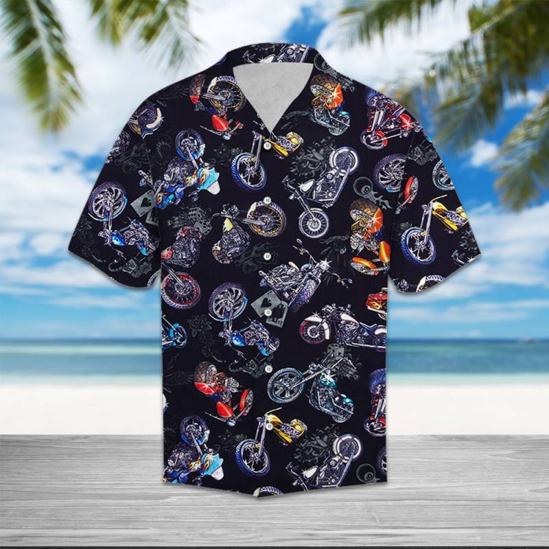 Motorbike Group Hawaii Shirt Ha64073