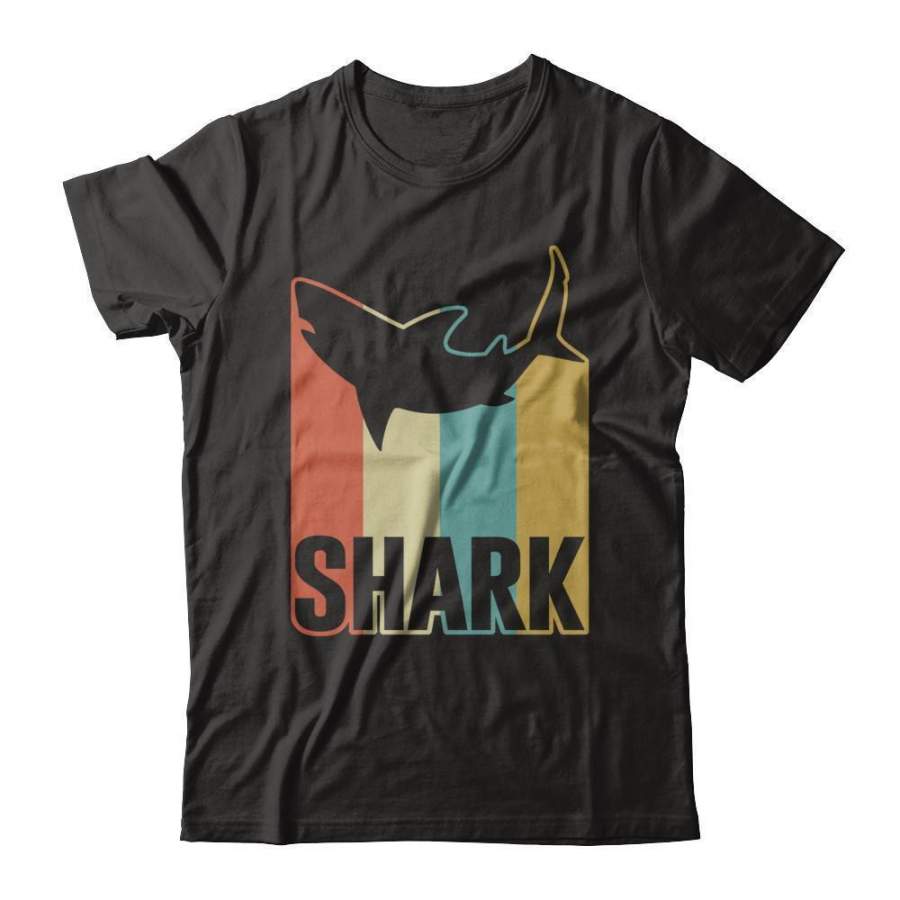 Classic Vintage Retro Style Shark Shirt