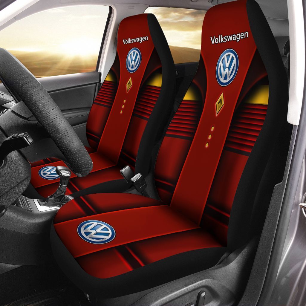 Volkswagen LPH-HT Car Seat Cover (Set of 2) Ver 4 (Red)