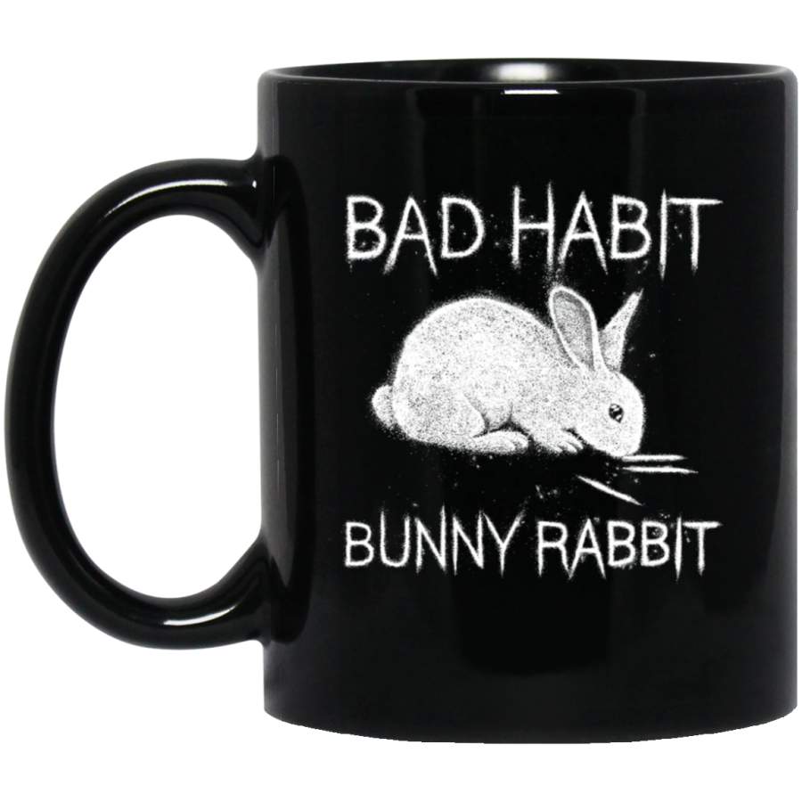 Bad Habit Bunny Rabbit Cocaine 11 oz Mug