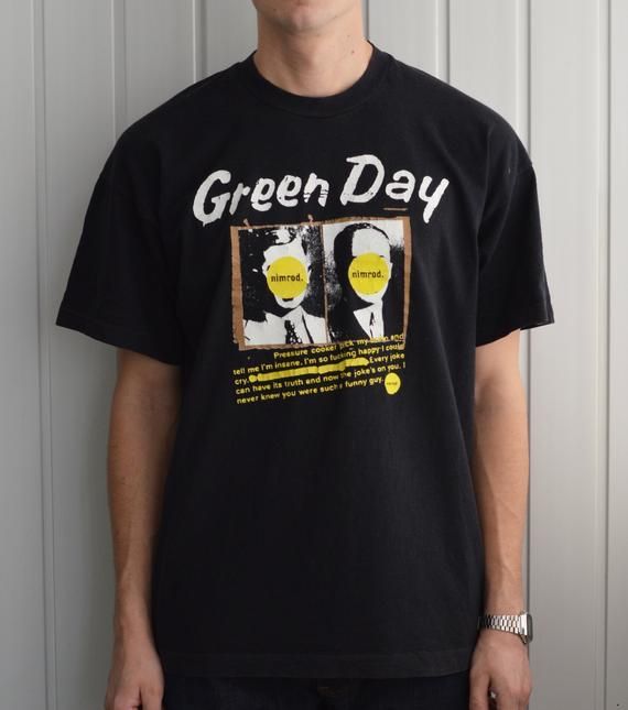 Vintage 90S Green Day Nimrod Shirt