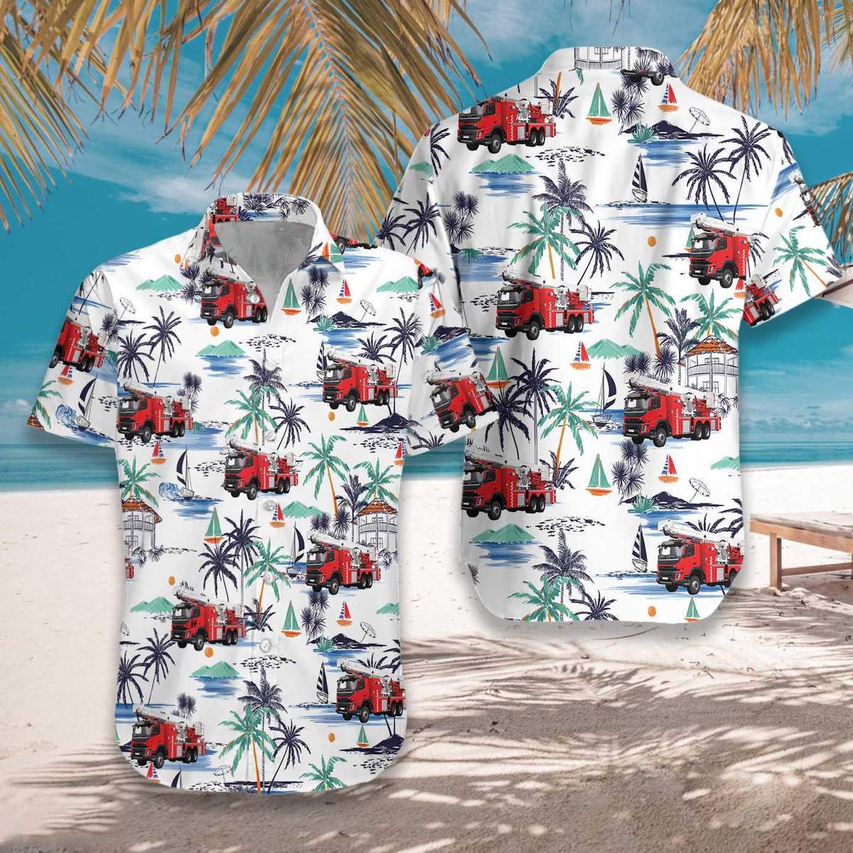 Fire Truck Friend Hawaii Shirt For Men Women Adult Ha17171