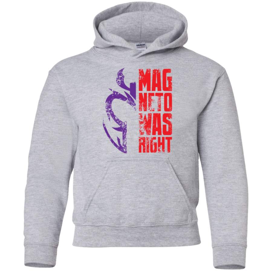 AGR Magneto Was Right! Youth Pullover Hoodie