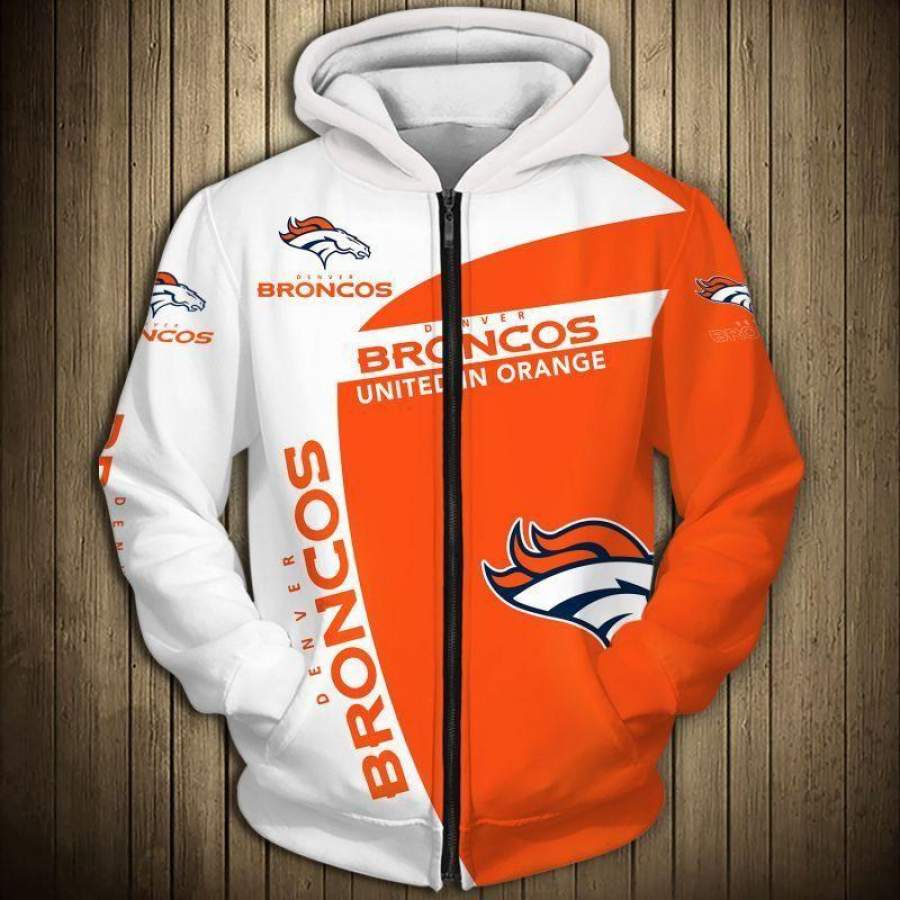 Denver Broncos Hoodie 3D Style978 All Over Printed