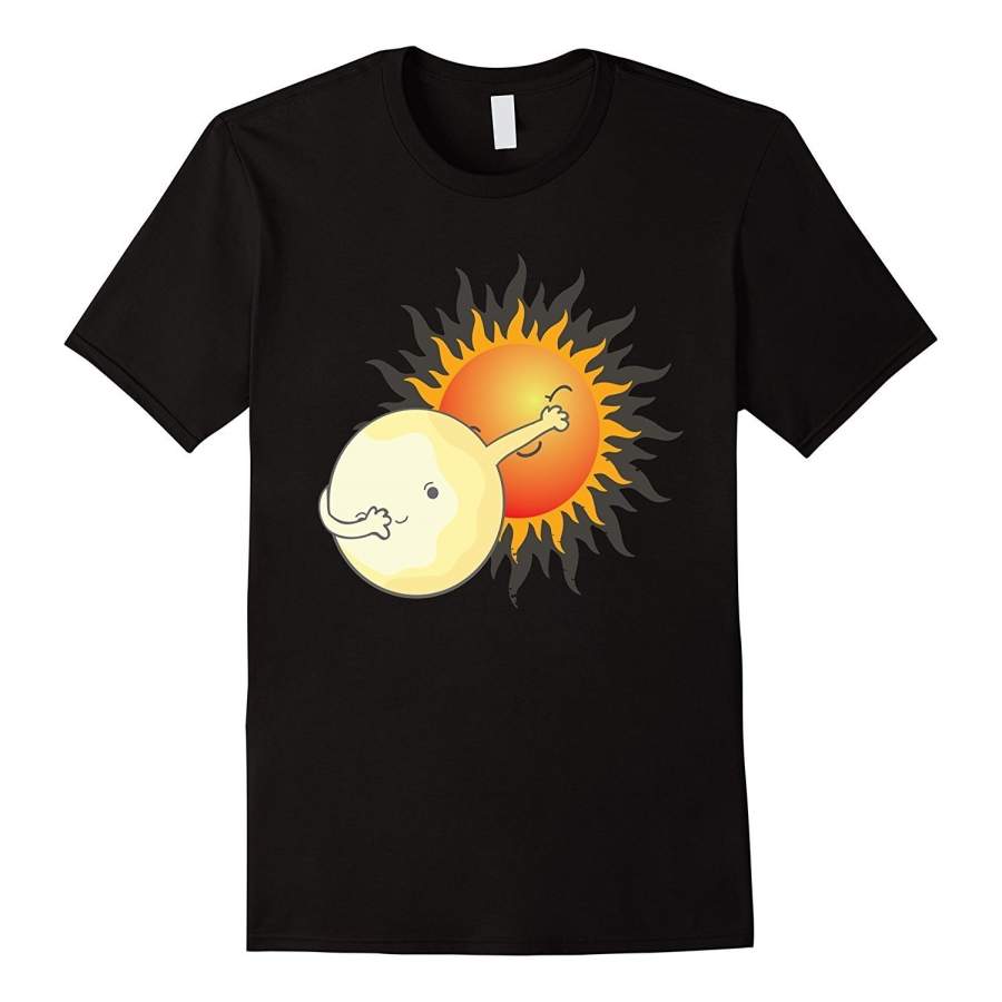 T-Shirt Funny America Solar Eclipse – Moon Dabbing Sun Men Cotton T-Shirt