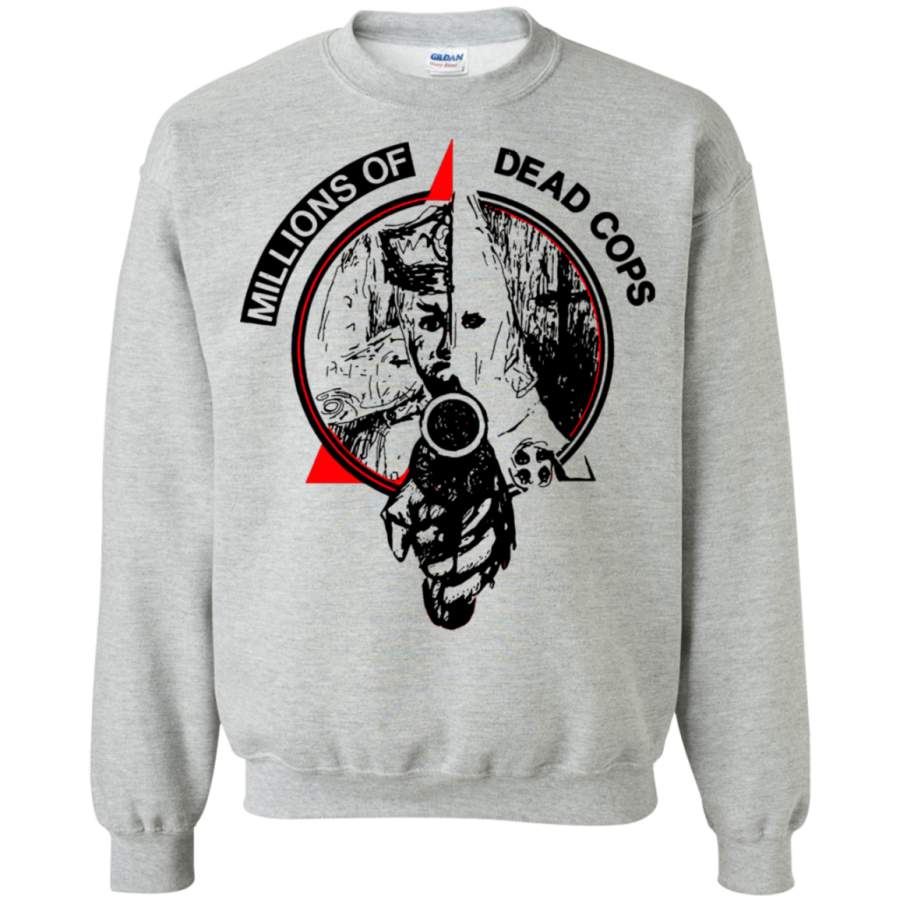 AGR Millions of dead COPS MDC Crewneck Pullover Sweatshirt