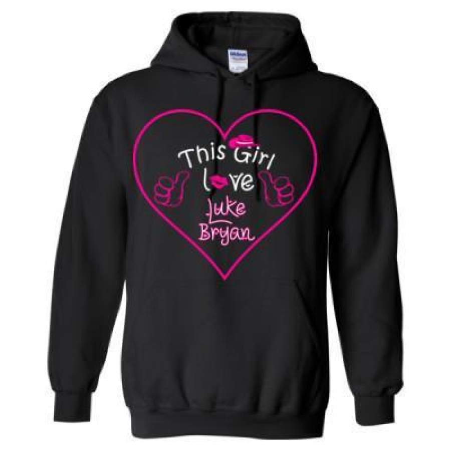 AGR This Girl Love Luke Bryan – Heavy Blend™ Hooded Sweatshirt