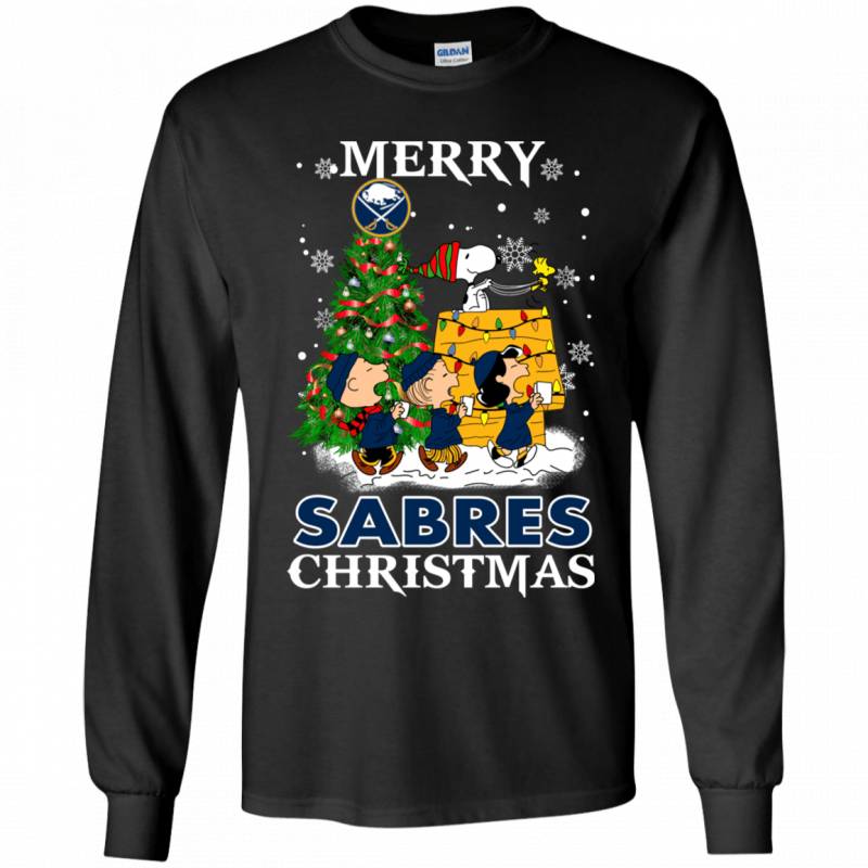 Merry Buffalo Sabres Christmas Snoopy Ugly Sweater Style Shirts