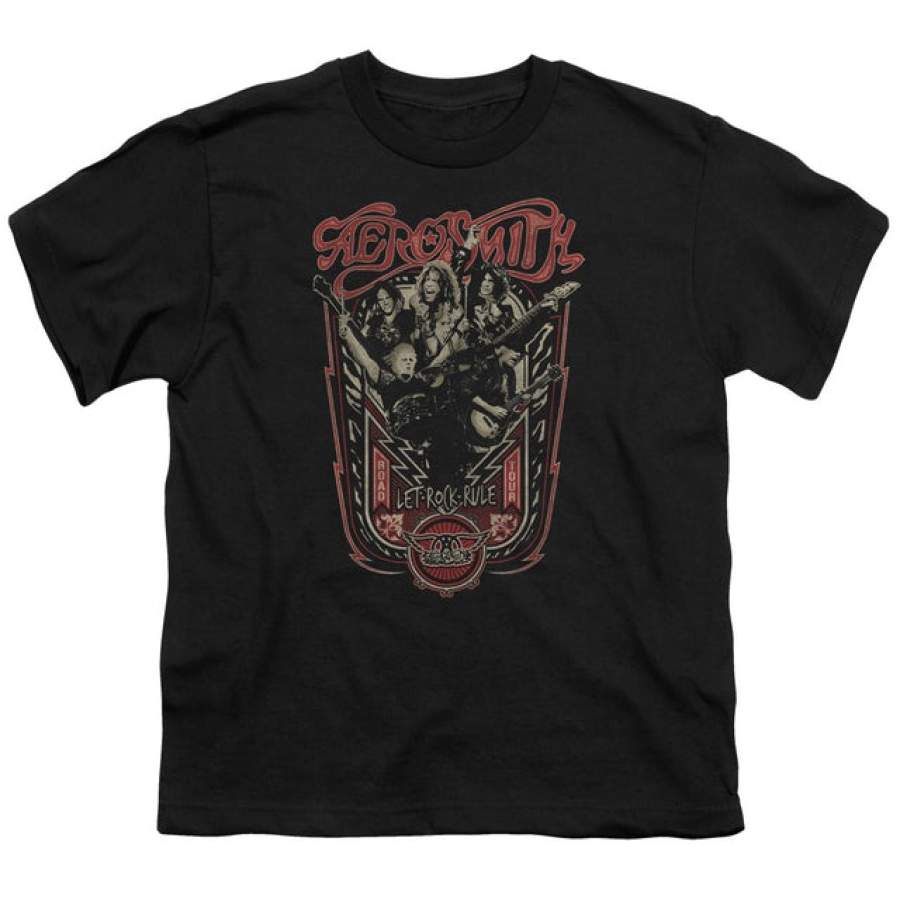 Aerosmith Youth Let Rock Rule Youth T-Shirt