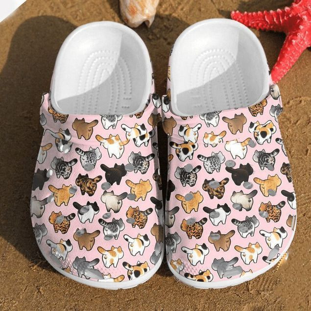 Cat Pattern Custom Cat Pattern Clog Cat Pattern 2 Rubber clog Shoes Comfy Footwear