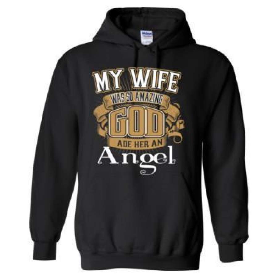 AGR My Wife Was So Amazing God Made Him An Angel – Heavy Blend™ Hooded Sweatshirt