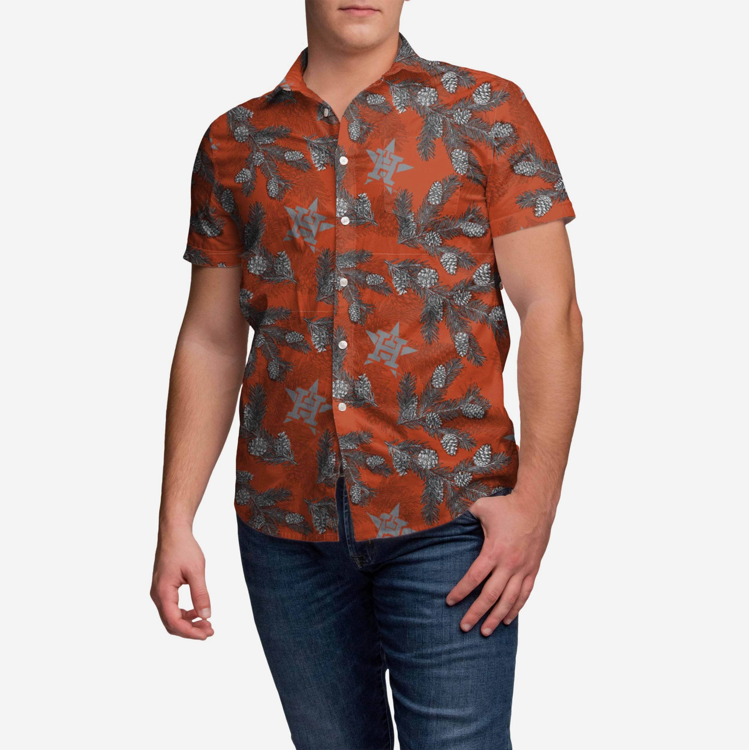 Houston Astros Pinecone Button Up Shirt