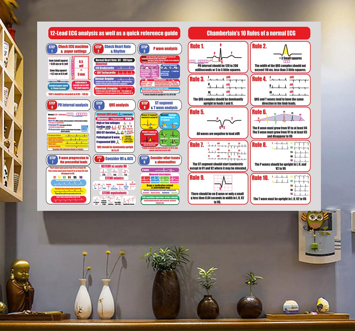 Cardiologist Knowledge Horizontal Print Poster